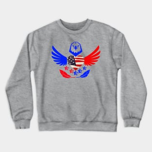 Freedom Hawk Heart Crewneck Sweatshirt